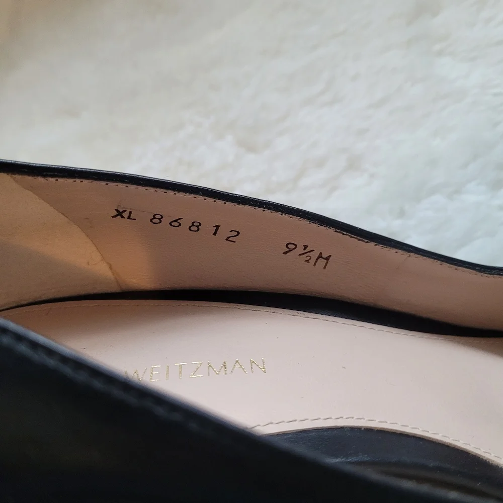 Stuart Weitzman Power 100 Stilettos In Black Size 9.5 - Picture 10 of 16
